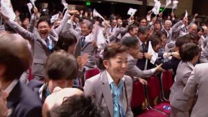 Storytelling vann OS till Tokyo - beslutet har precis meddelats.